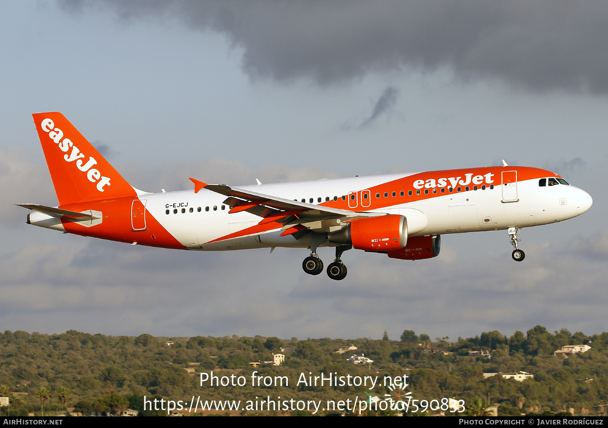 Aircraft Photo of G-EJCJ | Airbus A320-214 | EasyJet | AirHistory.net #590833