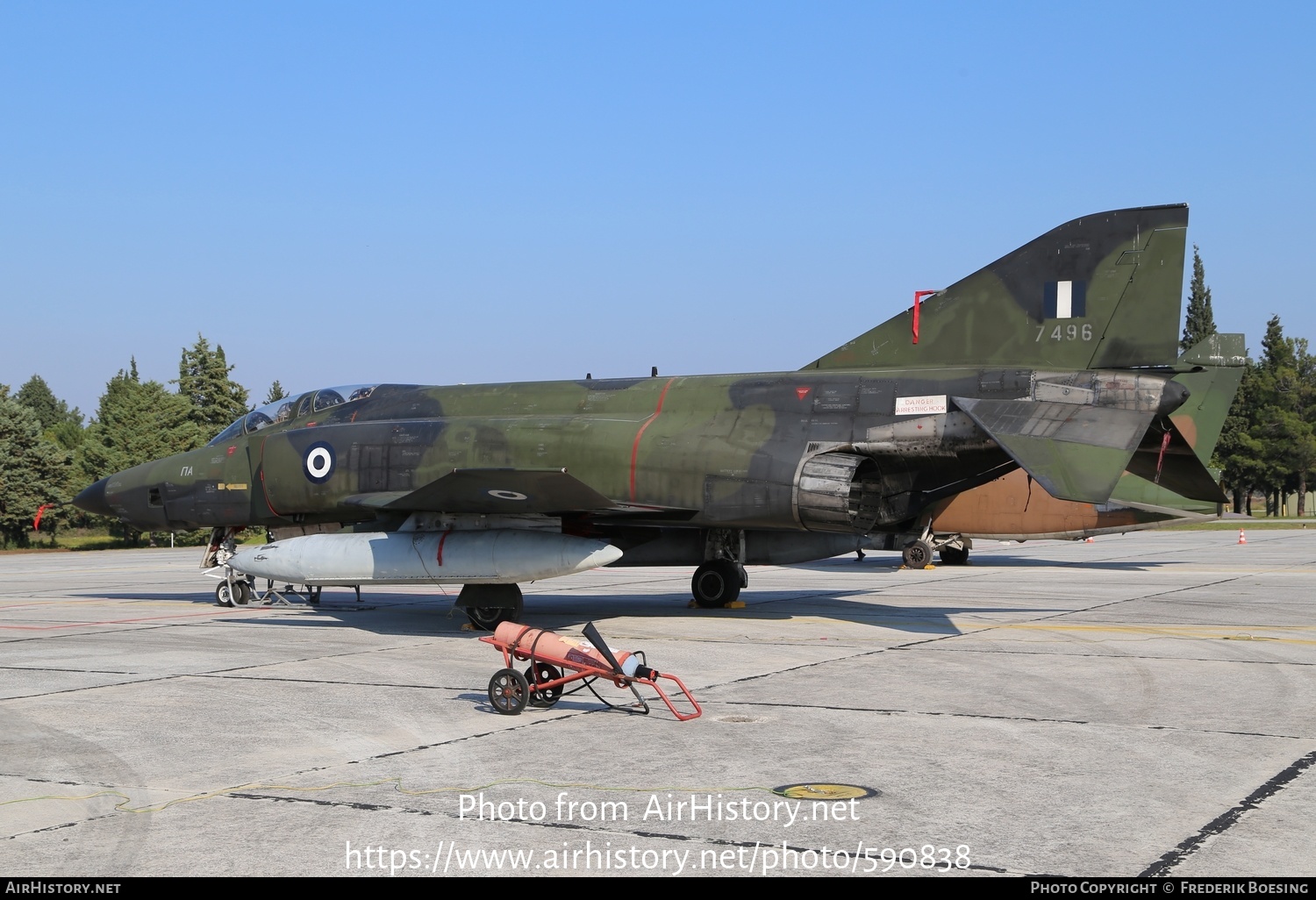 Aircraft Photo of 7496 | McDonnell Douglas RF-4E Phantom II | Greece - Air Force | AirHistory.net #590838