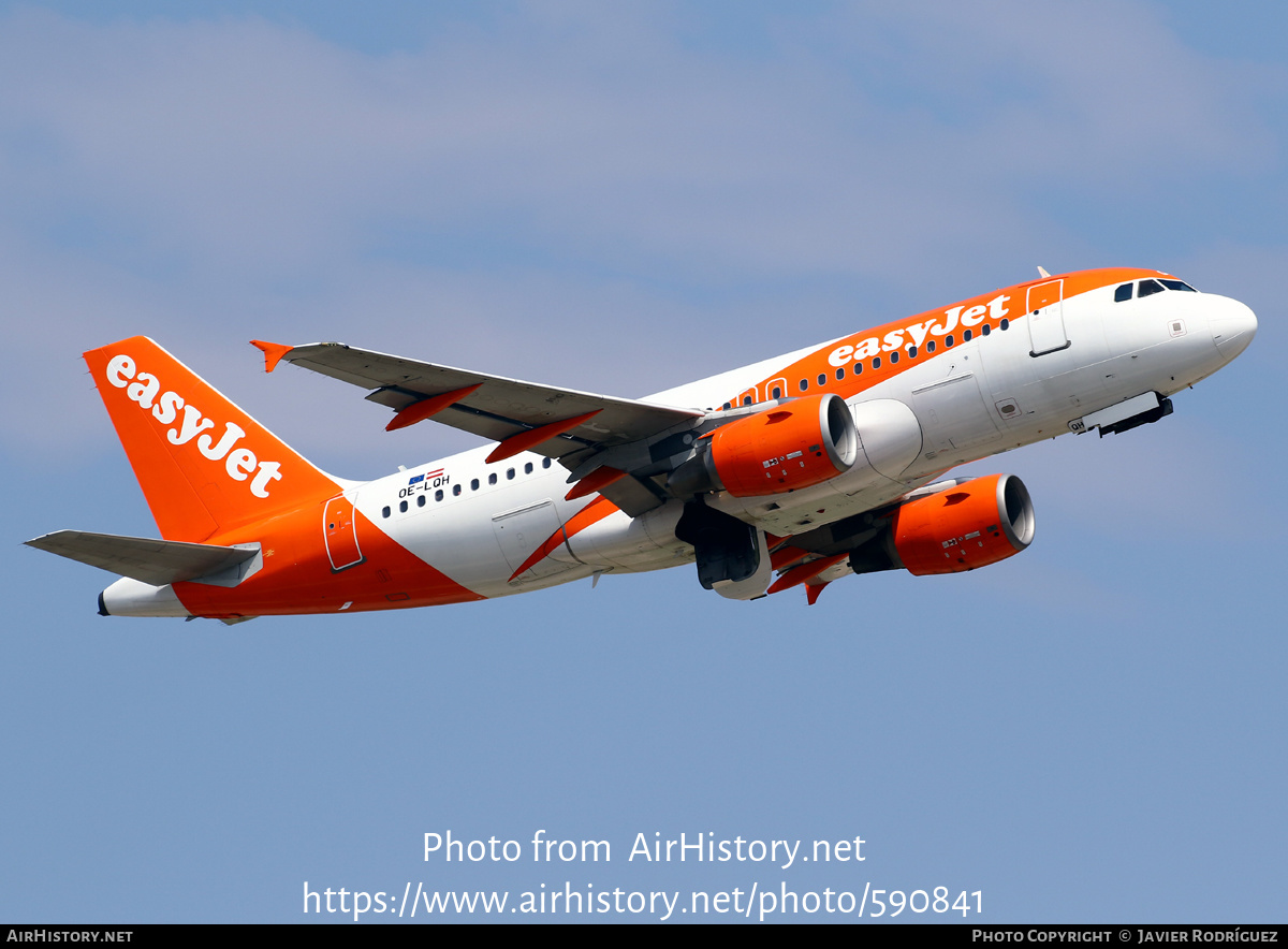 Aircraft Photo of OE-LQH | Airbus A319-111 | EasyJet | AirHistory.net #590841