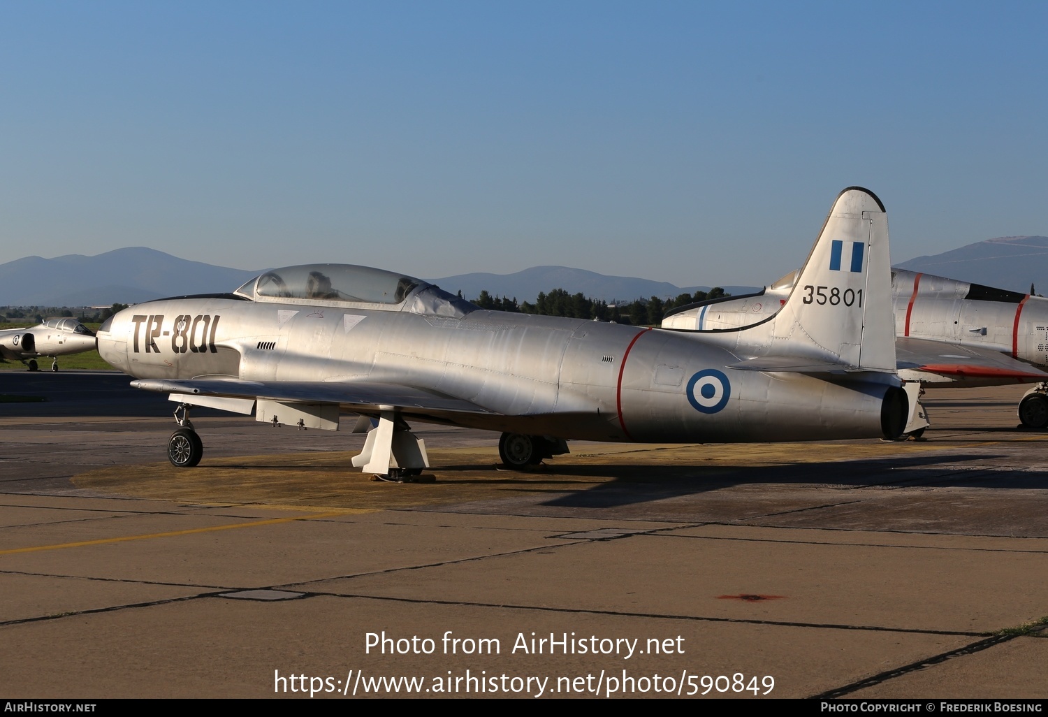 Aircraft Photo of 35801 | Lockheed T-33A | Greece - Air Force | AirHistory.net #590849