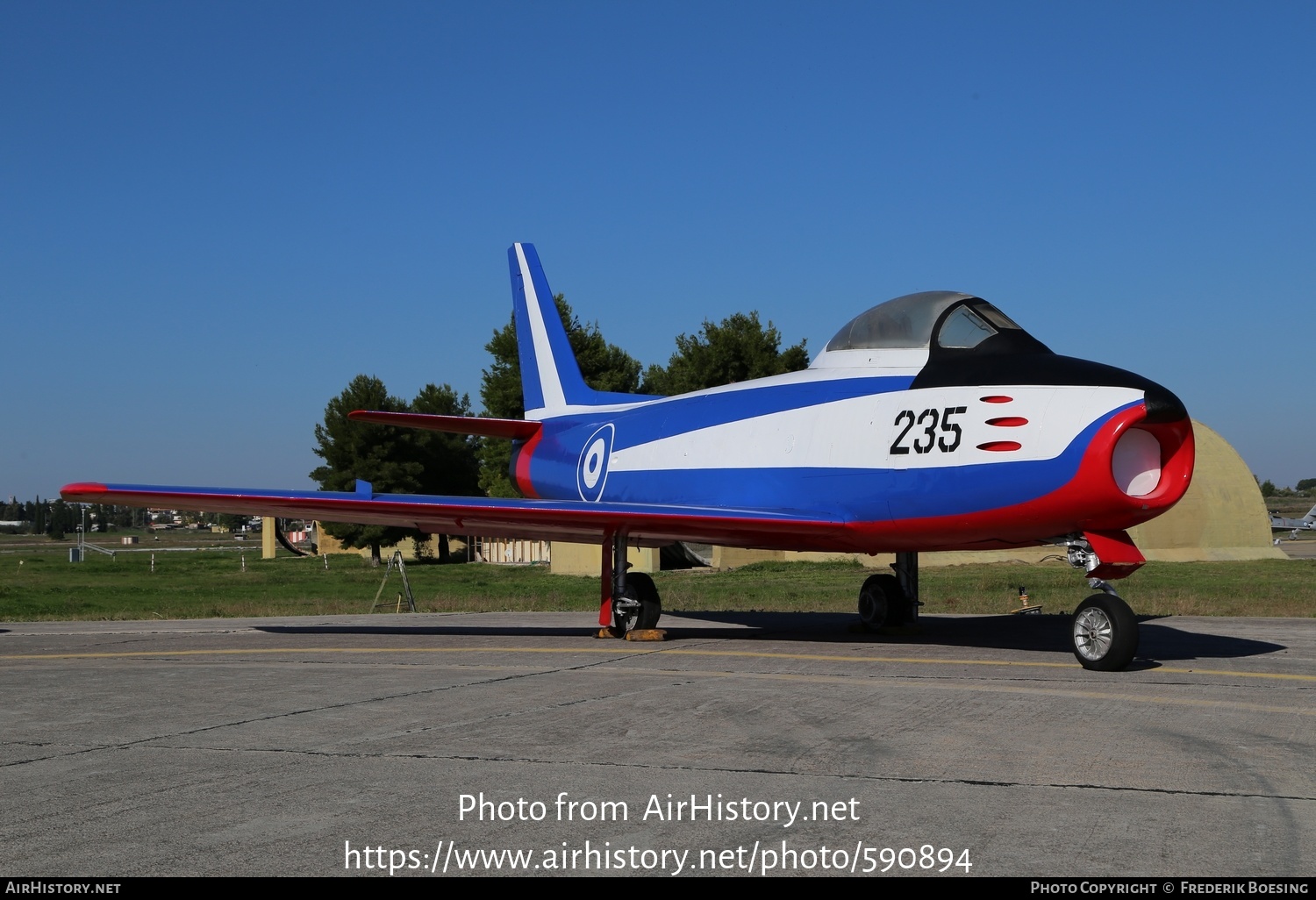 Aircraft Photo of 235 | Canadair CL-13 Sabre 2 | Greece - Air Force | AirHistory.net #590894