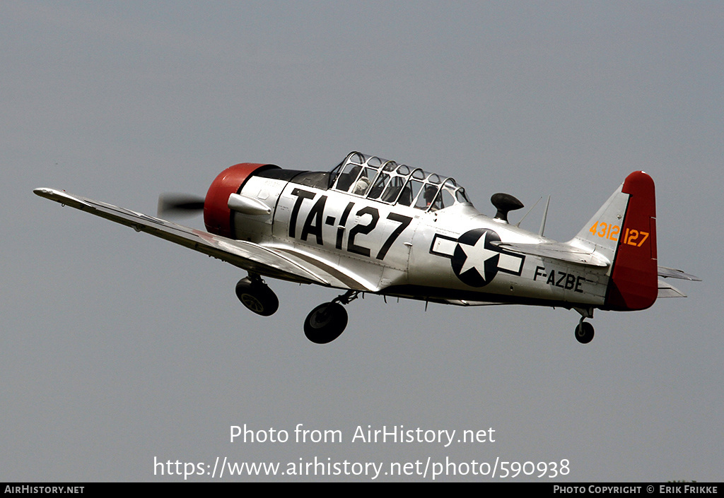 Aircraft Photo of F-AZBE / 4312127 | North American SNJ-4 Texan | USA - Air Force | AirHistory.net #590938