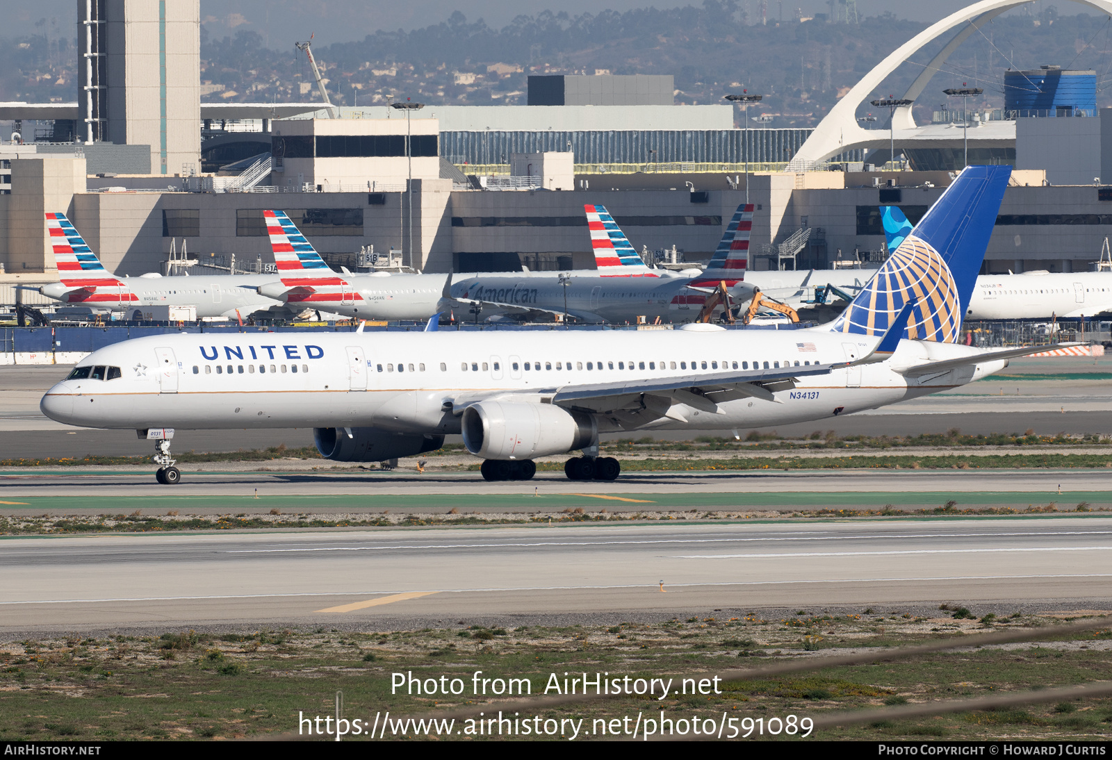 Aircraft Photo of N34131 | Boeing 757-224 | United Airlines | AirHistory.net #591089