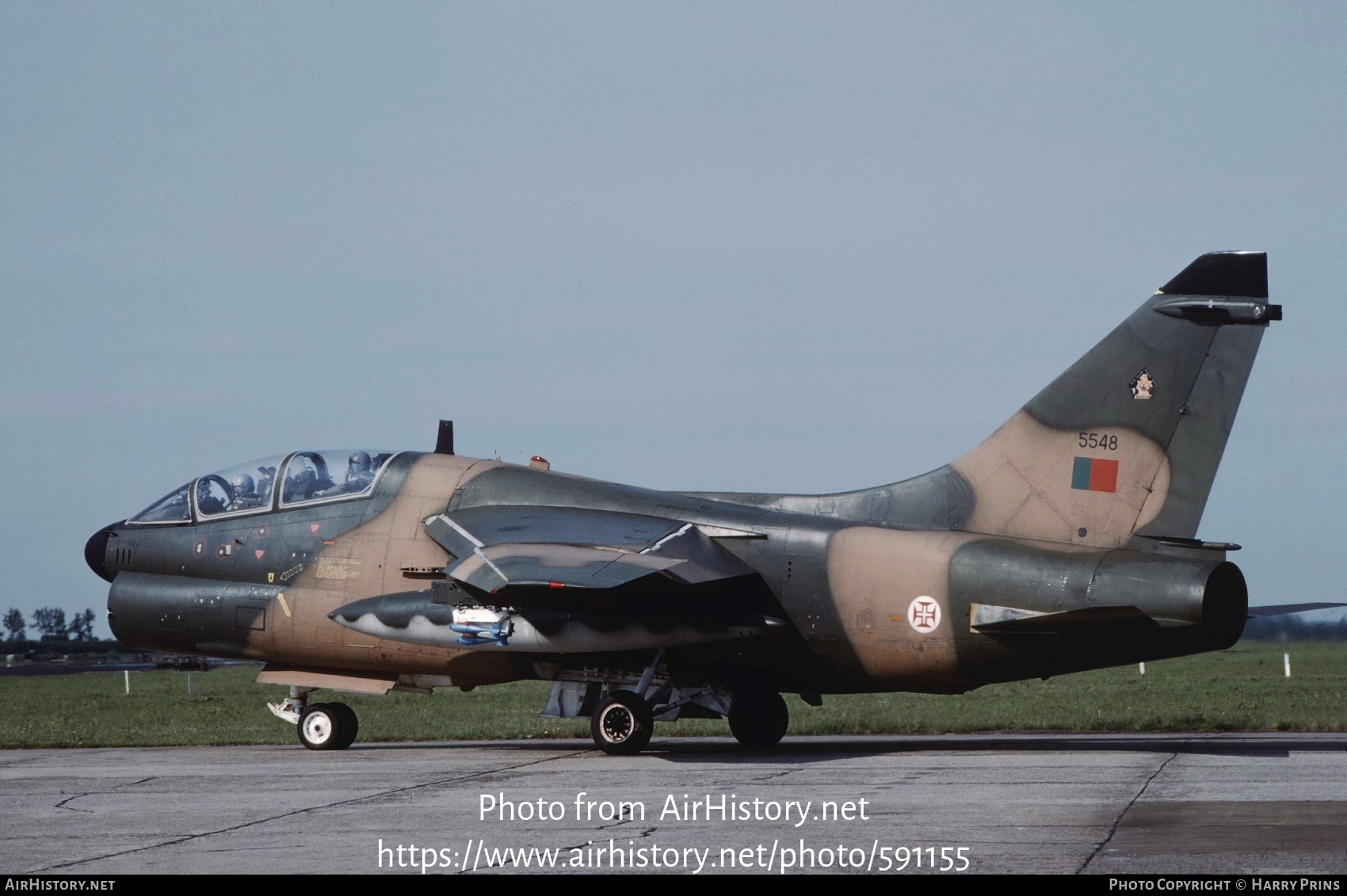 Aircraft Photo of 15548 | LTV TA-7P Corsair II | Portugal - Air Force | AirHistory.net #591155