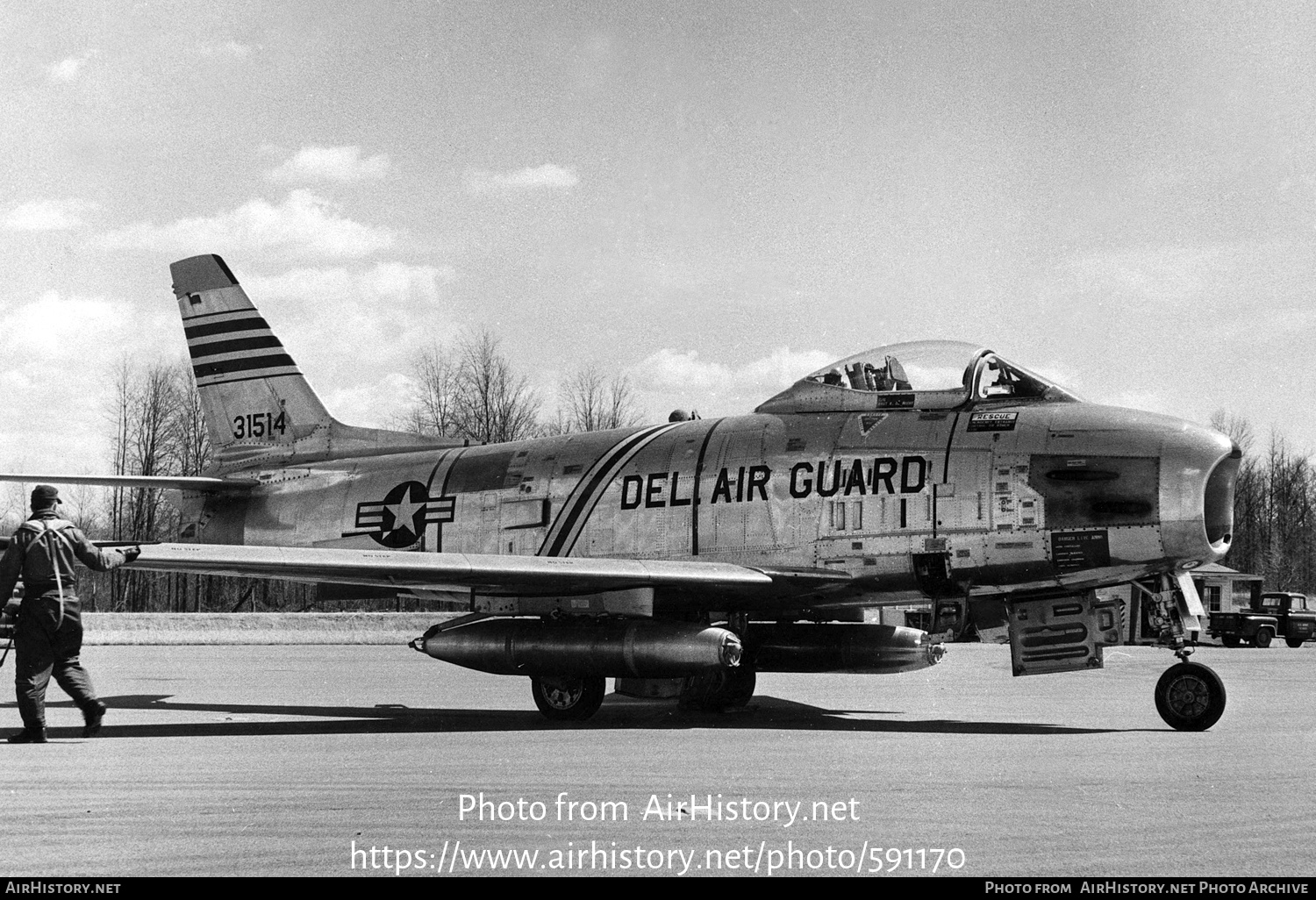 Aircraft Photo of 53-1514 / 31514 | North American F-86H Sabre | USA - Air Force | AirHistory.net #591170