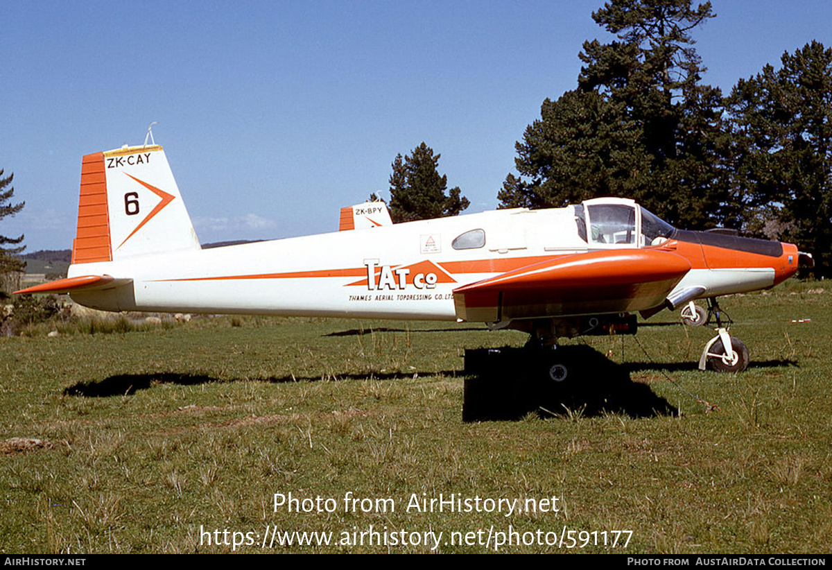 Aircraft Photo of ZK-CAY | Fletcher FU-24 | Thames Aerial Topdressing - Tatco | AirHistory.net #591177