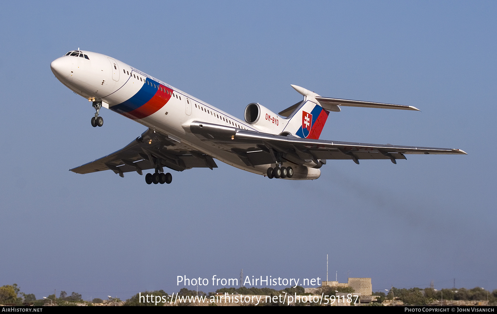 Aircraft Photo of OM-BYO | Tupolev Tu-154M | Slovakia - Government | AirHistory.net #591187