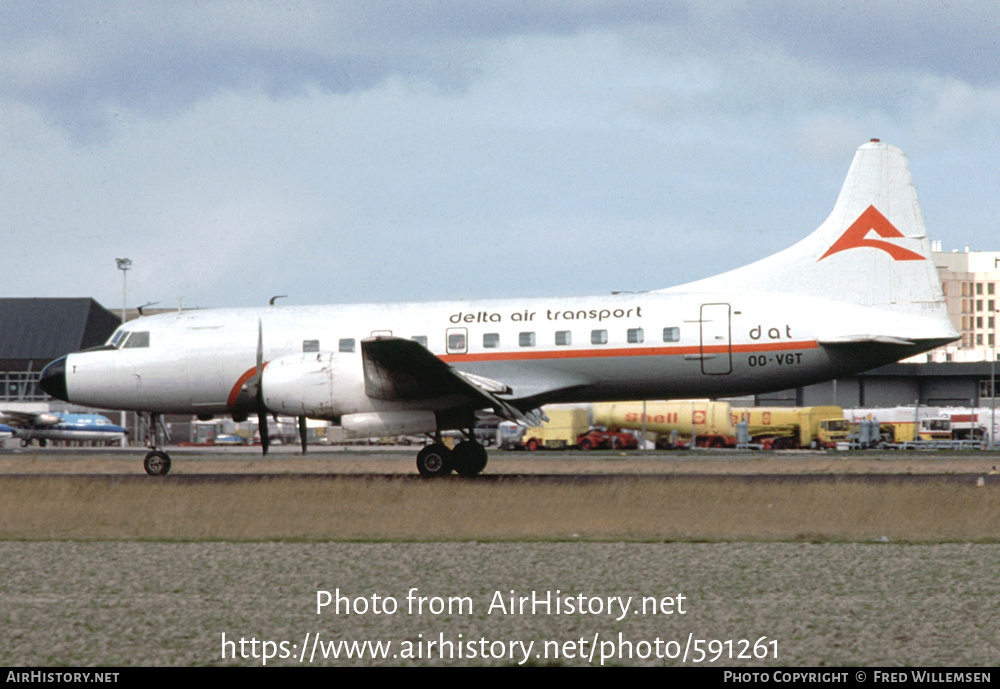 Aircraft Photo of OO-VGT | Convair 440-80 Metropolitan | Delta Air Transport - DAT | AirHistory.net #591261