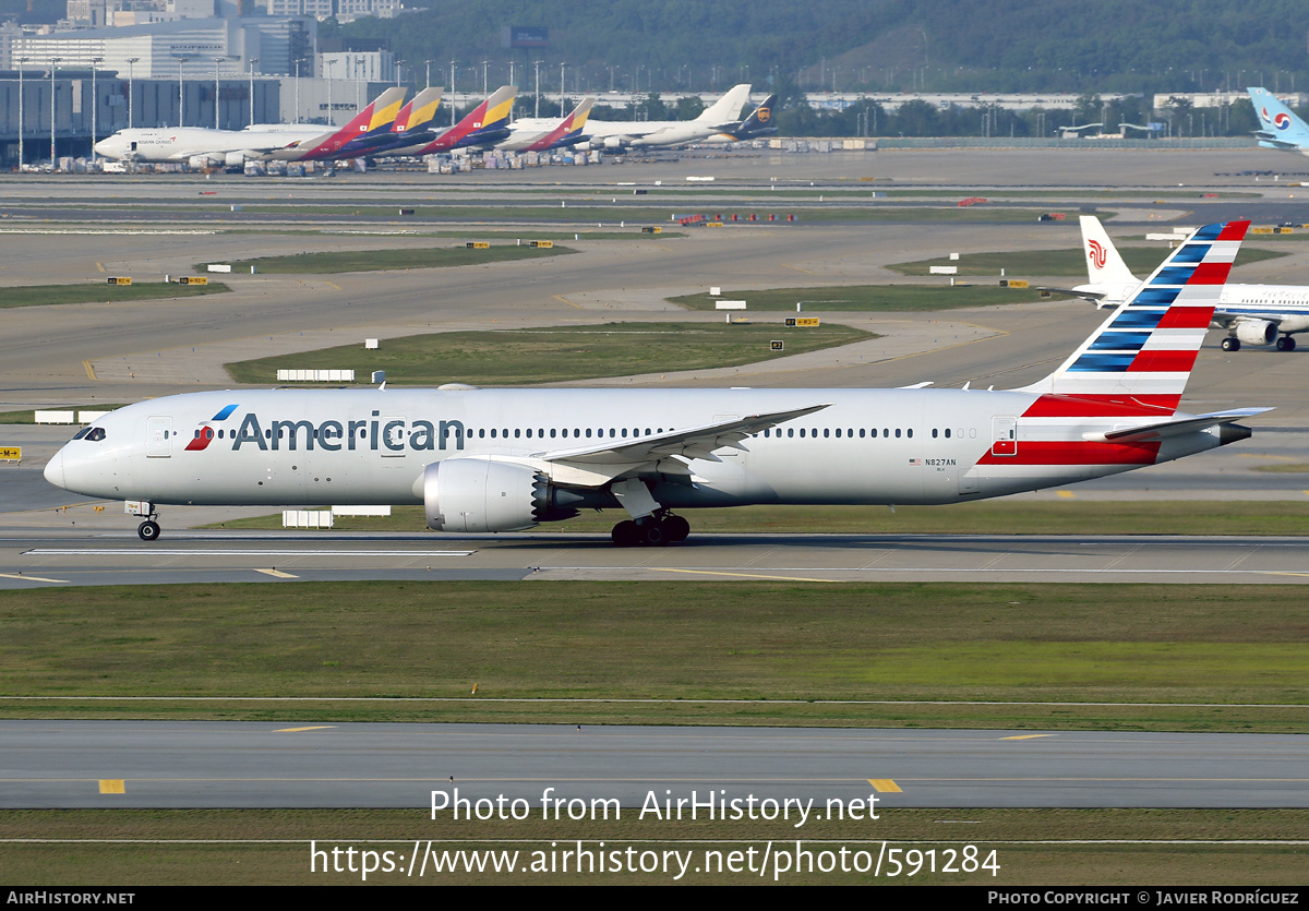 Aircraft Photo of N827AN | Boeing 787-9 Dreamliner | American Airlines | AirHistory.net #591284