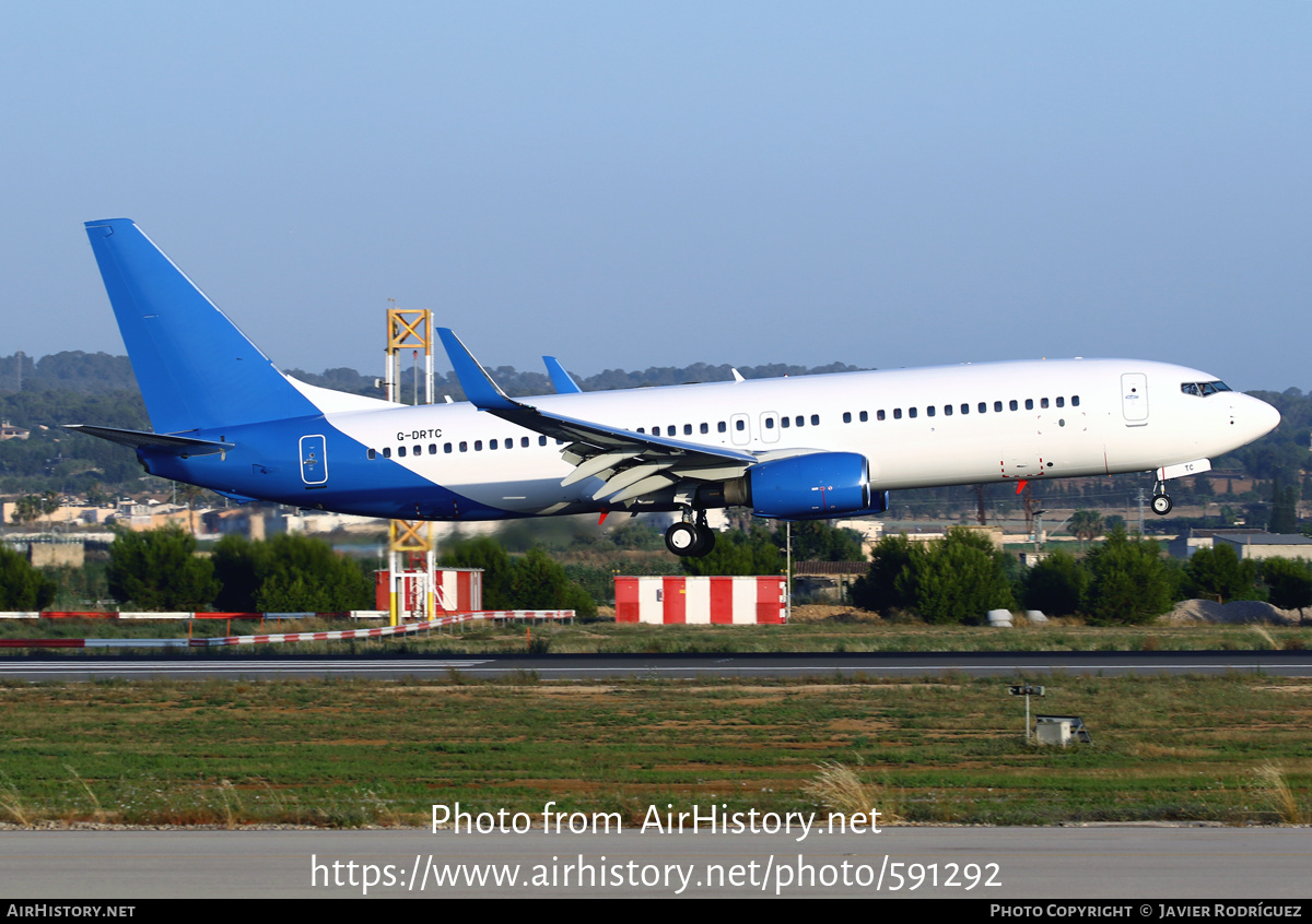 Aircraft Photo of G-DRTC | Boeing 737-808 | AirHistory.net #591292