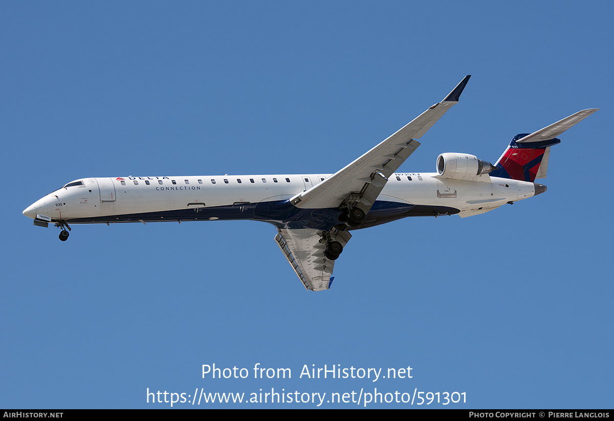 Aircraft Photo of N935XJ | Bombardier CRJ-900LR (CL-600-2D24) | Delta Connection | AirHistory.net #591301