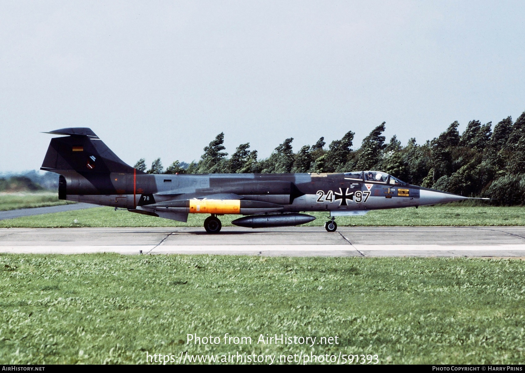 Aircraft Photo of 2497 | Lockheed F-104G Starfighter | Germany - Air Force | AirHistory.net #591393