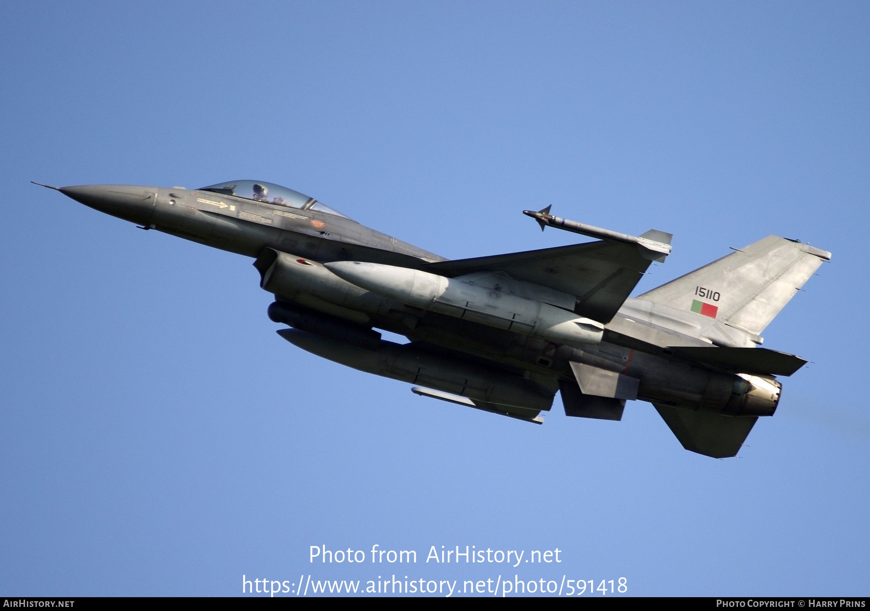 Aircraft Photo of 15110 | General Dynamics F-16AM Fighting Falcon | Portugal - Air Force | AirHistory.net #591418