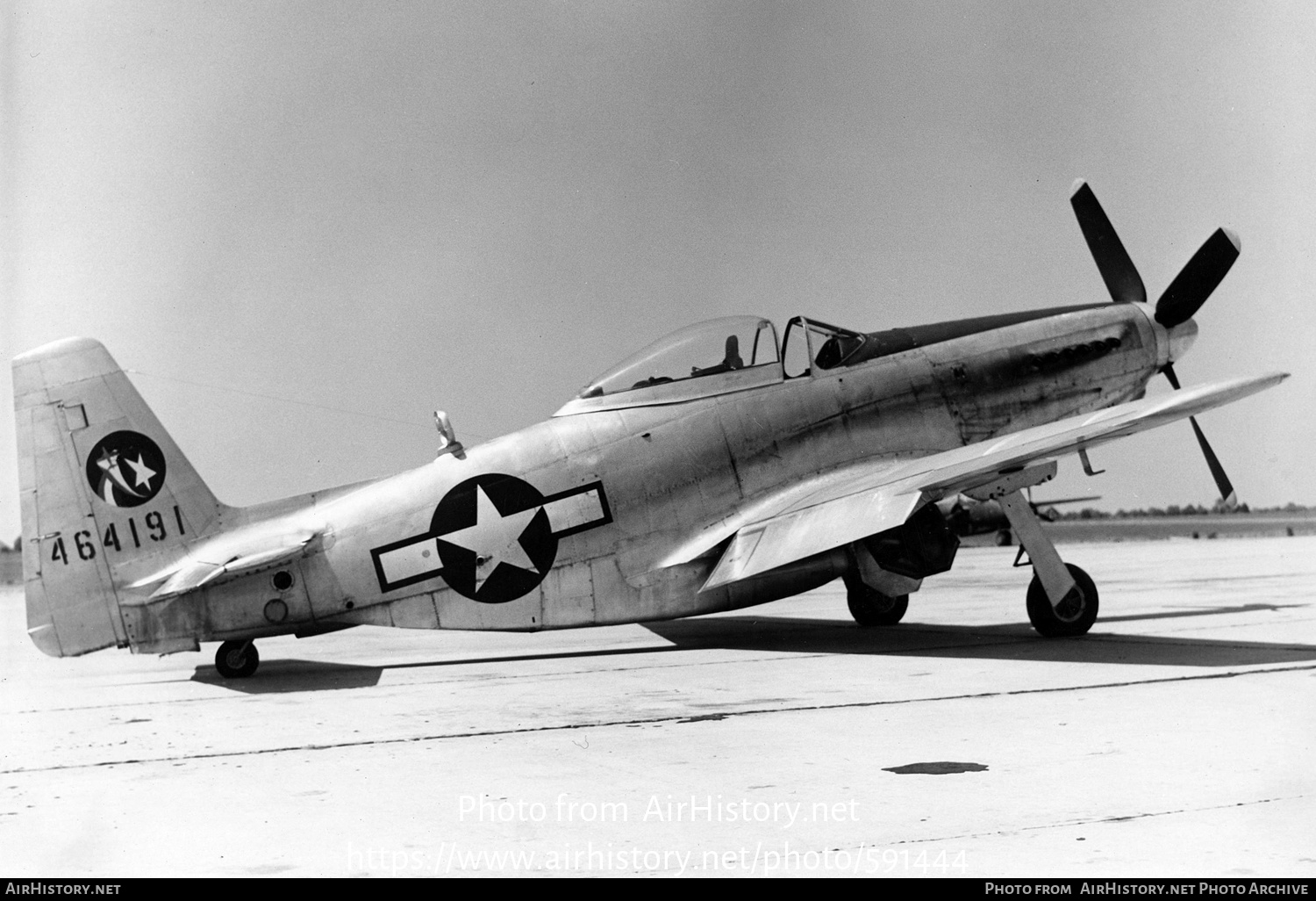 Aircraft Photo of 44-64191 / 464191 | North American P-51H Mustang | USA - Air Force | AirHistory.net #591444