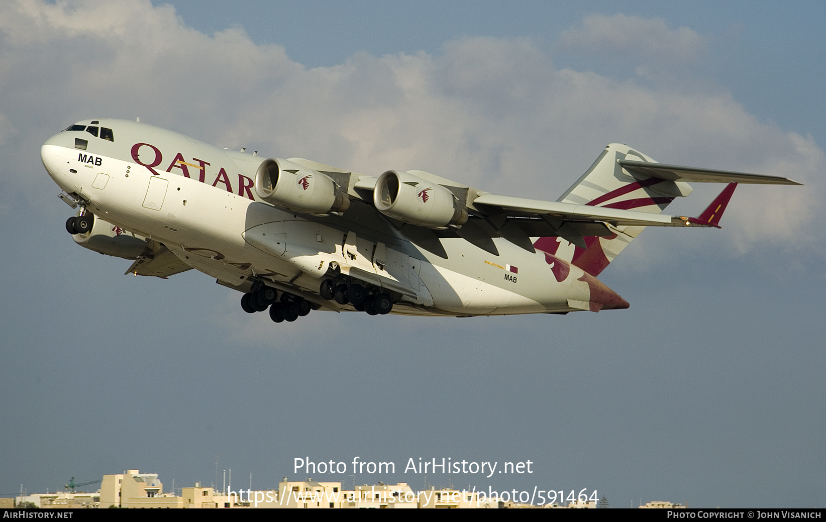 Aircraft Photo of A7-MAB / MAB | Boeing C-17A Globemaster III | Qatar - Air Force | AirHistory.net #591464