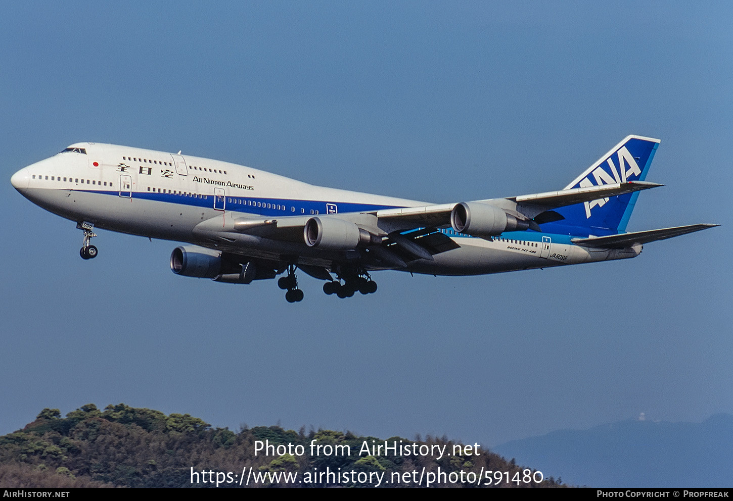 Aircraft Photo of JA8099 | Boeing 747-481D | All Nippon Airways - ANA | AirHistory.net #591480