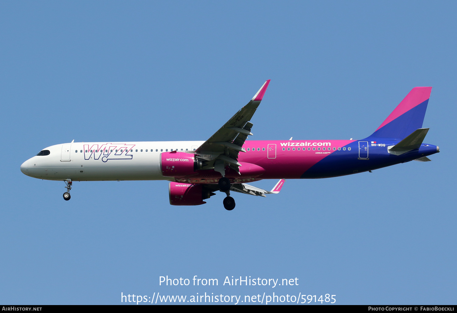 Aircraft Photo of 9H-WDQ | Airbus A321-271NX | Wizz Air | AirHistory.net #591485