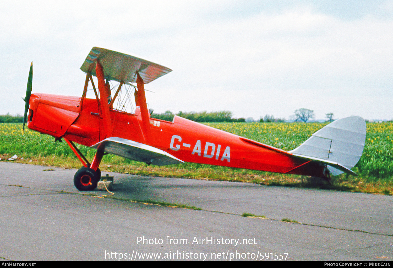 Aircraft Photo of G-ADIA | De Havilland D.H. 82A Tiger Moth II | AirHistory.net #591557