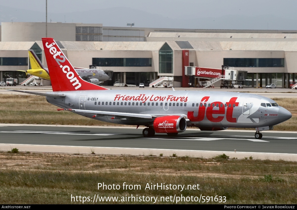 Aircraft Photo of G-CELY | Boeing 737-377(QC) | Jet2 | AirHistory.net #591633