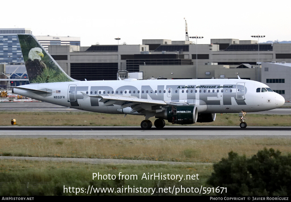 Aircraft Photo of N932FR | Airbus A319-111 | Frontier Airlines | AirHistory.net #591671