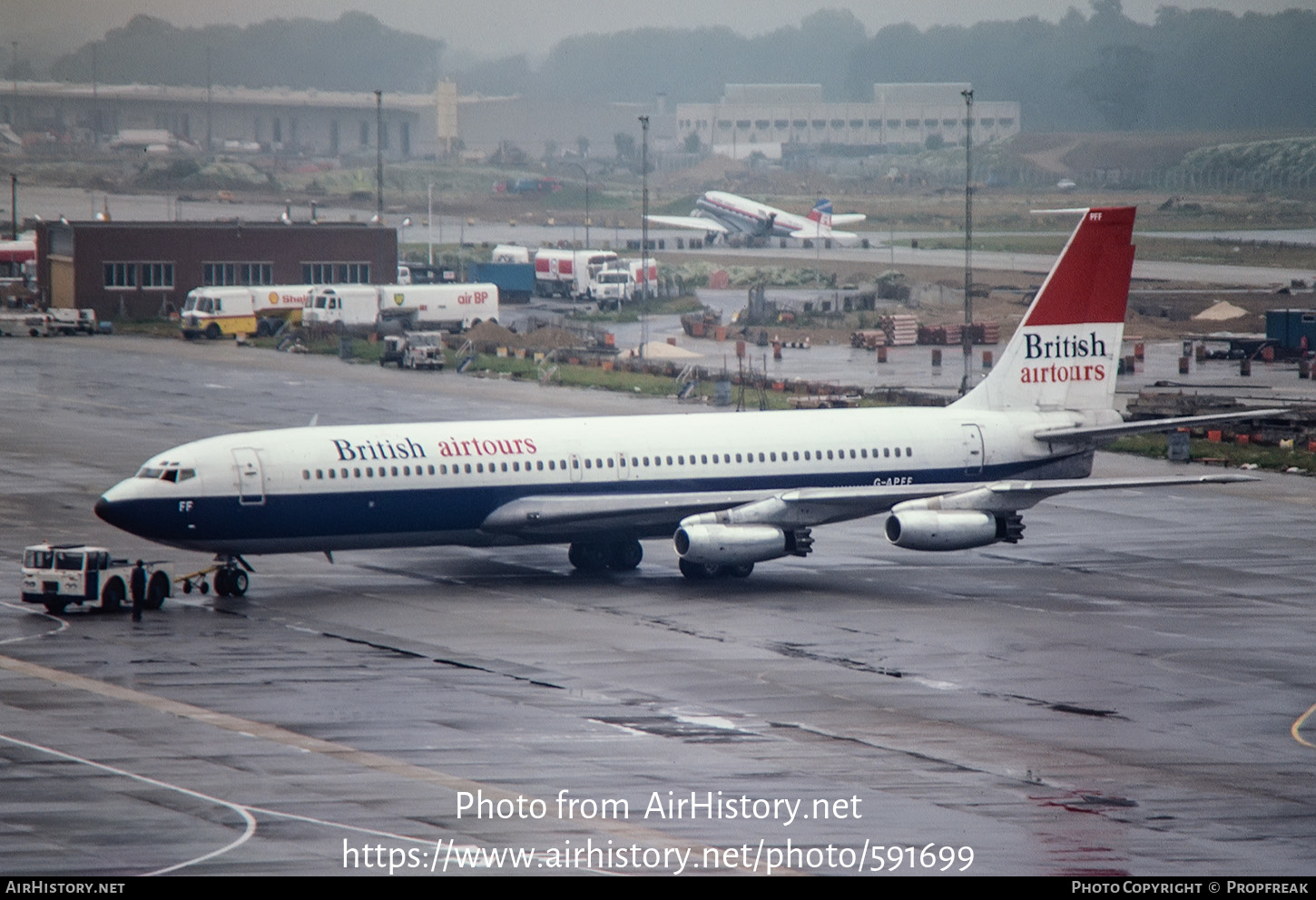 Aircraft Photo of G-APFF | Boeing 707-436 | British Airtours | AirHistory.net #591699