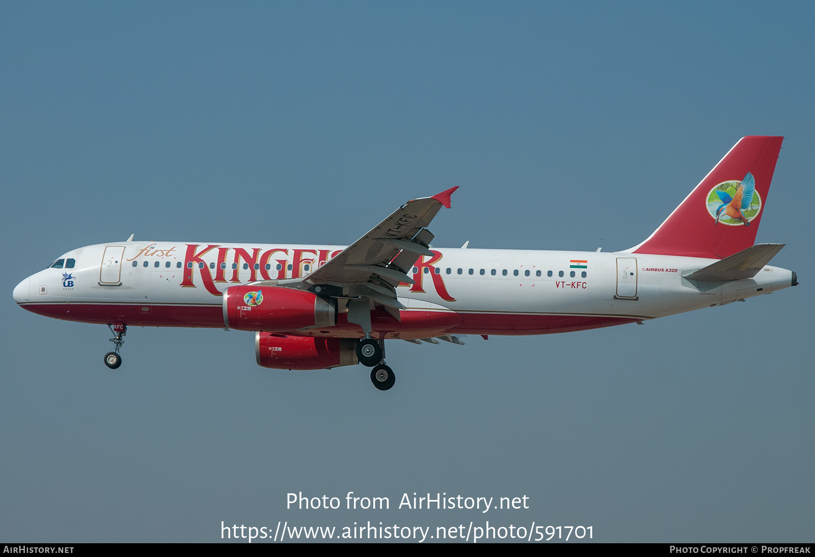 Aircraft Photo of VT-KFC | Airbus A320-232 | Kingfisher Airlines | AirHistory.net #591701