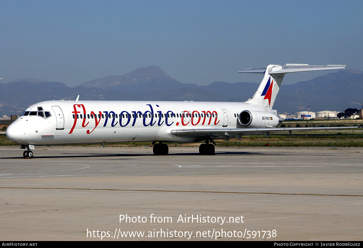 Aircraft Photo of SE-RDV | McDonnell Douglas MD-83 (DC-9-83) | FlyNordic | AirHistory.net #591738