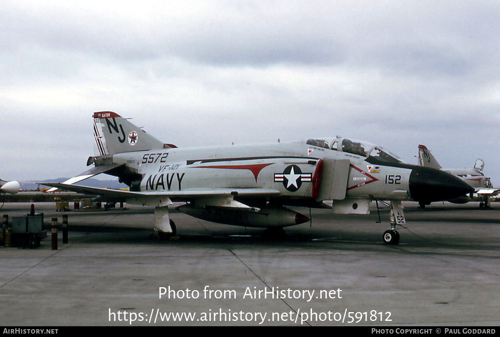 Aircraft Photo of 155572 / 5572 | McDonnell F-4J Phantom II | USA - Navy | AirHistory.net #591812