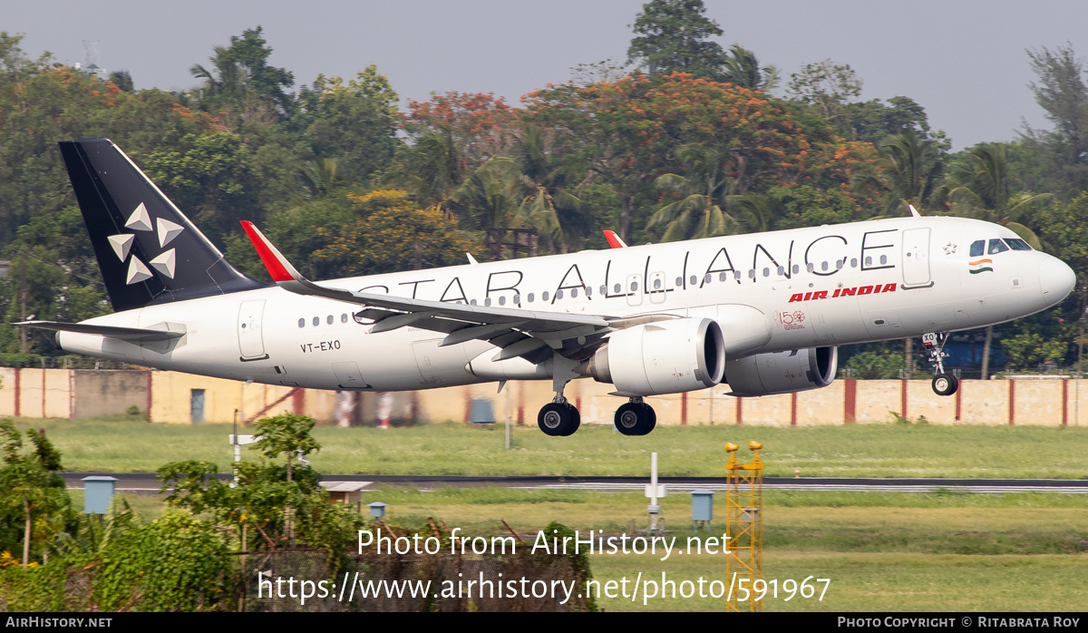 Aircraft Photo of VT-EXO | Airbus A320-251N | Air India | AirHistory.net #591967