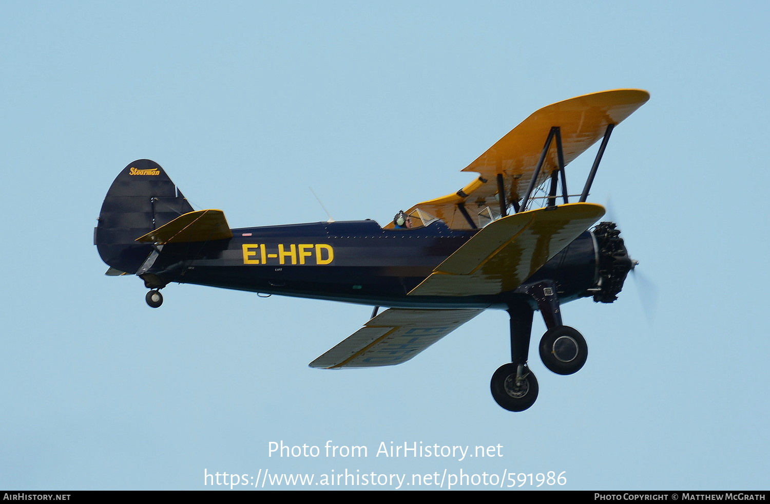 Aircraft Photo of EI-HFD | Boeing PT-13D Kaydet (E75) | AirHistory.net #591986