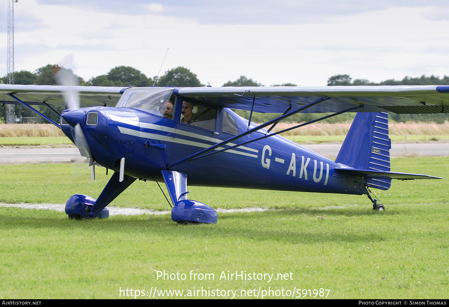 Aircraft Photo of G-AKUI | Luscombe 8E Silvaire | AirHistory.net #591987