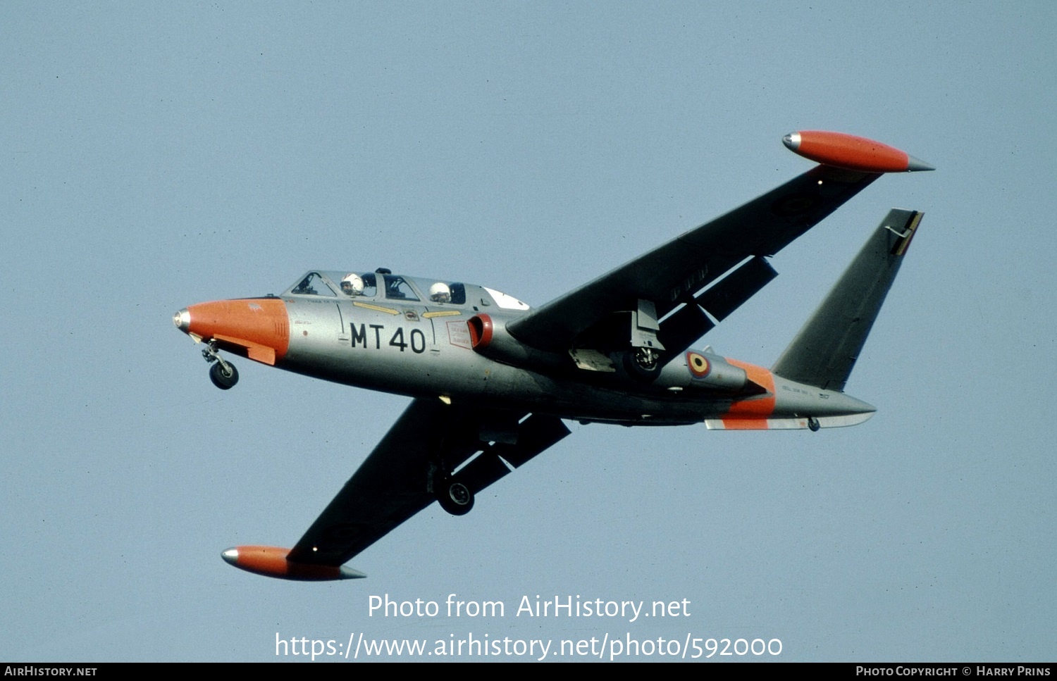 Aircraft Photo of MT40 | Fouga CM-170R Magister | Belgium - Air Force | AirHistory.net #592000