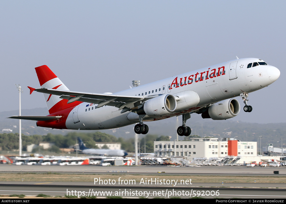 Aircraft Photo of OE-LBV | Airbus A320-214 | Austrian Airlines | AirHistory.net #592006