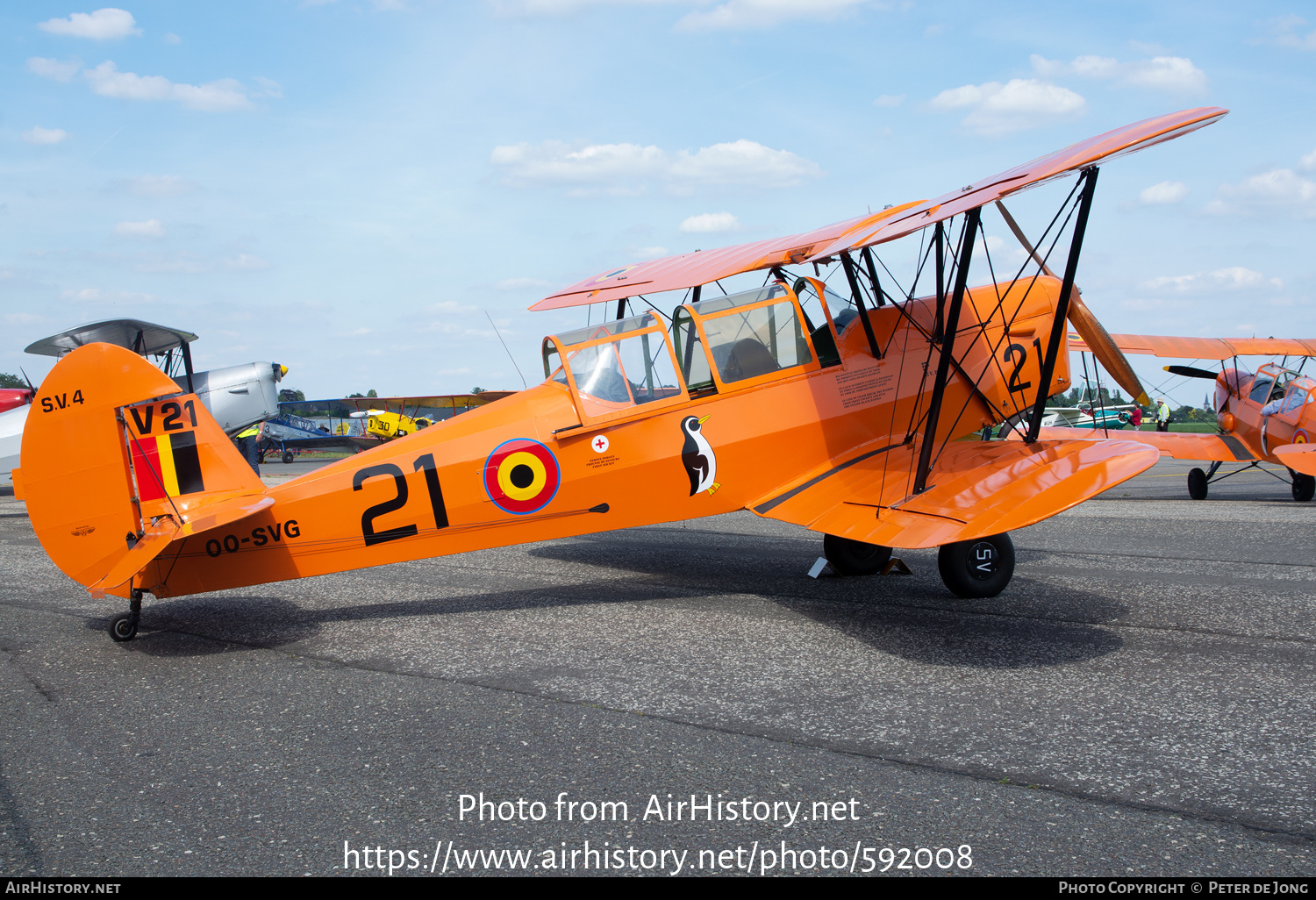 Aircraft Photo of OO-SVG / V-21 | Stampe-Vertongen SV-4B | Belgium - Air Force | AirHistory.net #592008