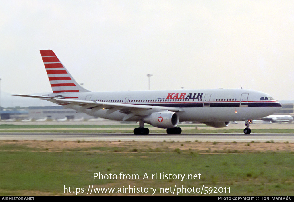 Aircraft Photo of OH-LAA | Airbus A300B4-203FF | Karair | AirHistory.net #592011