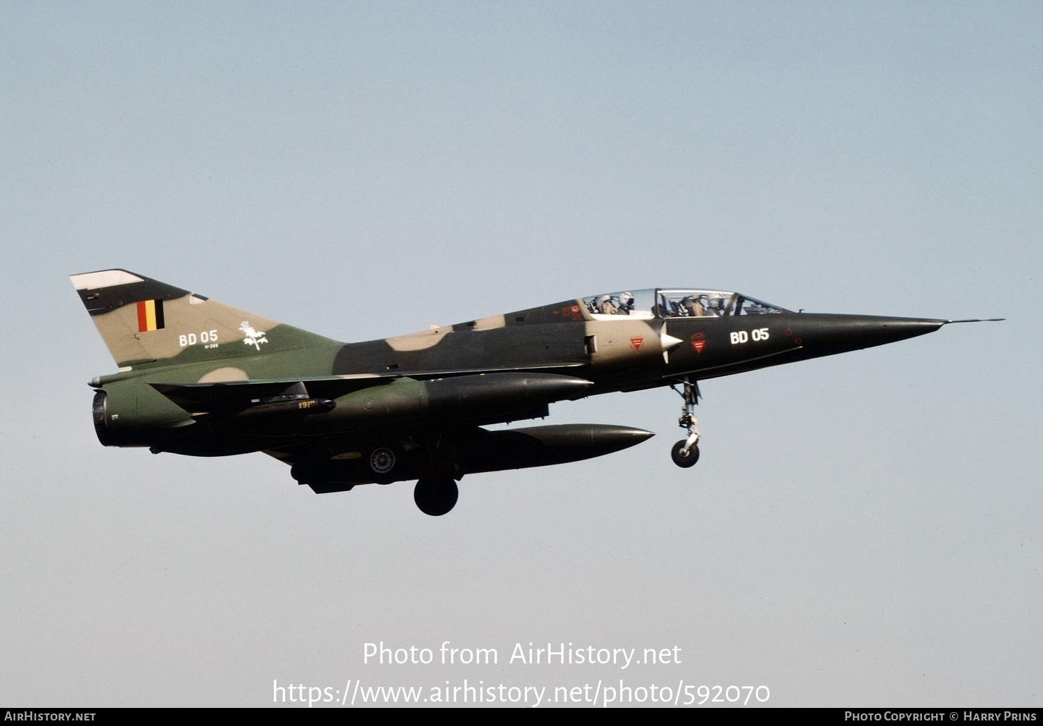 Aircraft Photo of BD05 | Dassault Mirage 5BD | Belgium - Air Force | AirHistory.net #592070