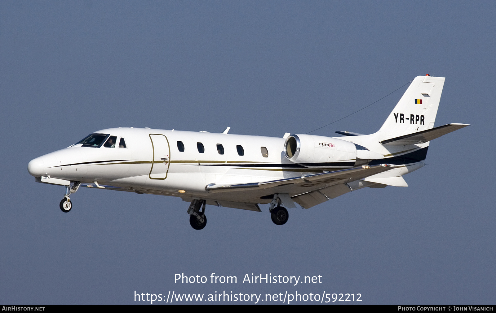 Aircraft Photo of YR-RPR | Cessna 560XL Citation Excel | Eurojet Romania | AirHistory.net #592212