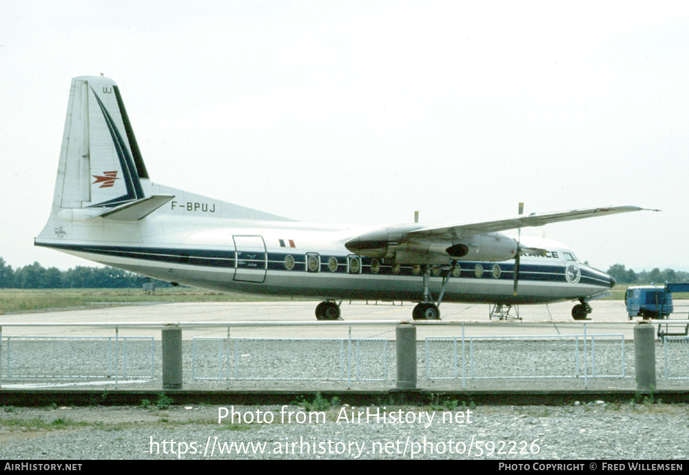 Aircraft Photo of F-BPUJ | Fokker F27-500 Friendship | Air France | AirHistory.net #592226