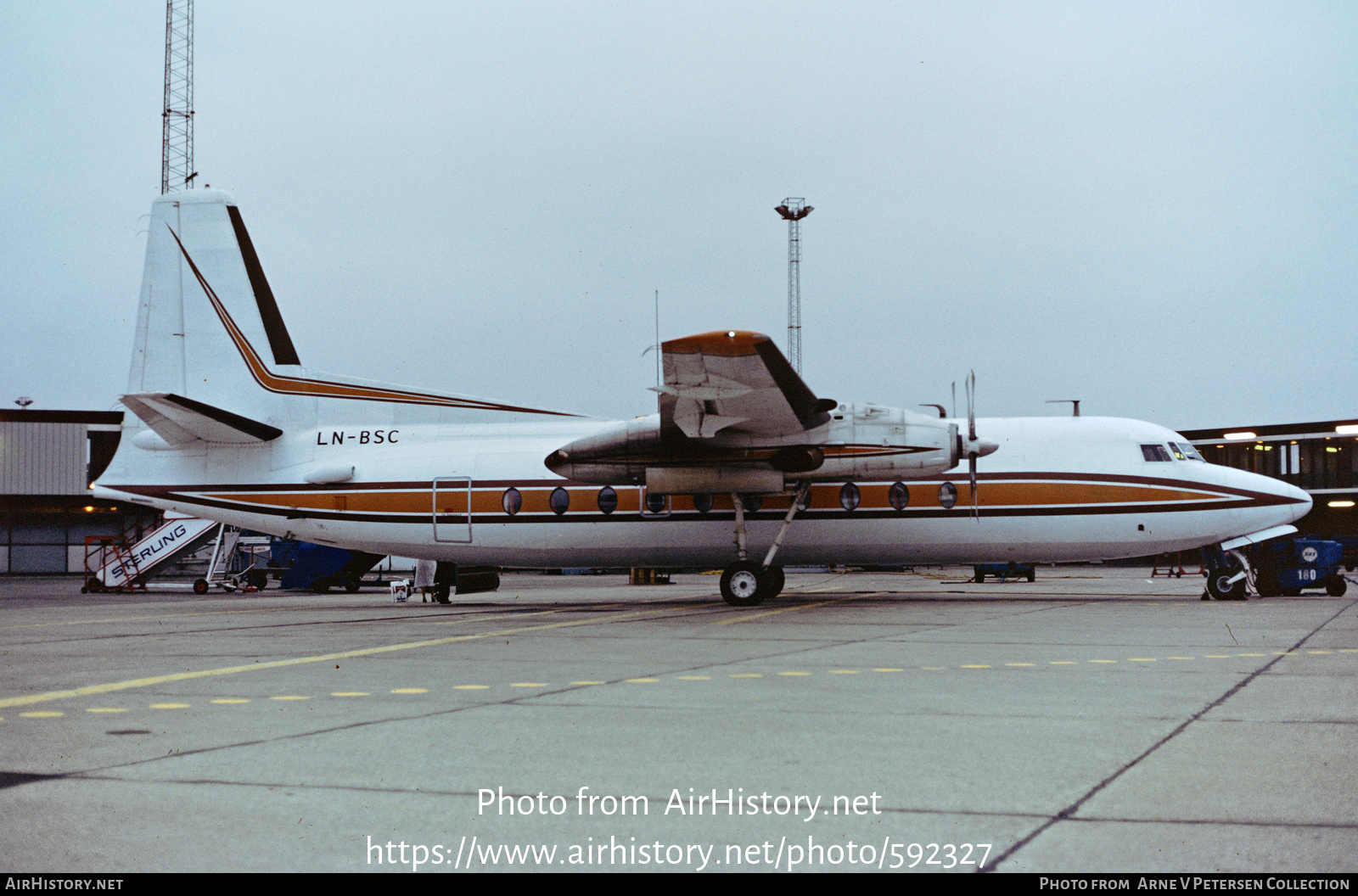 Aircraft Photo of LN-BSC | Fairchild F-27J | AirHistory.net #592327