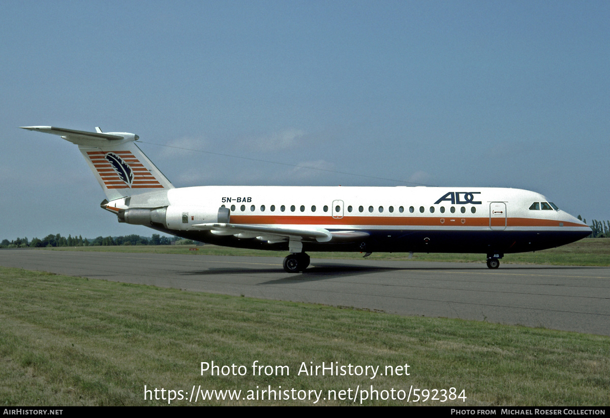 Aircraft Photo of 5N-BAB | BAC 111-414EG One-Eleven | ADC Airlines | AirHistory.net #592384