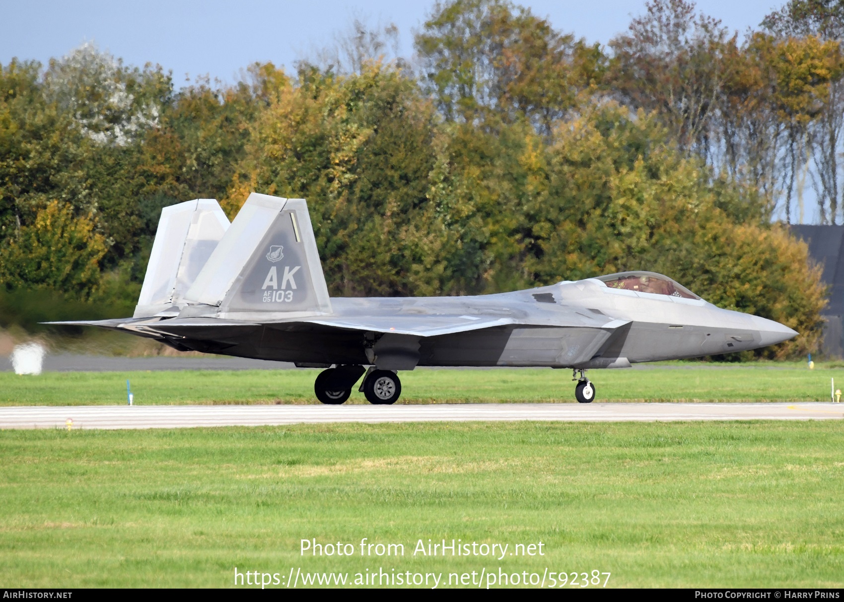 Aircraft Photo of 05-4103 | Lockheed Martin F-22A Raptor | USA - Air Force | AirHistory.net #592387