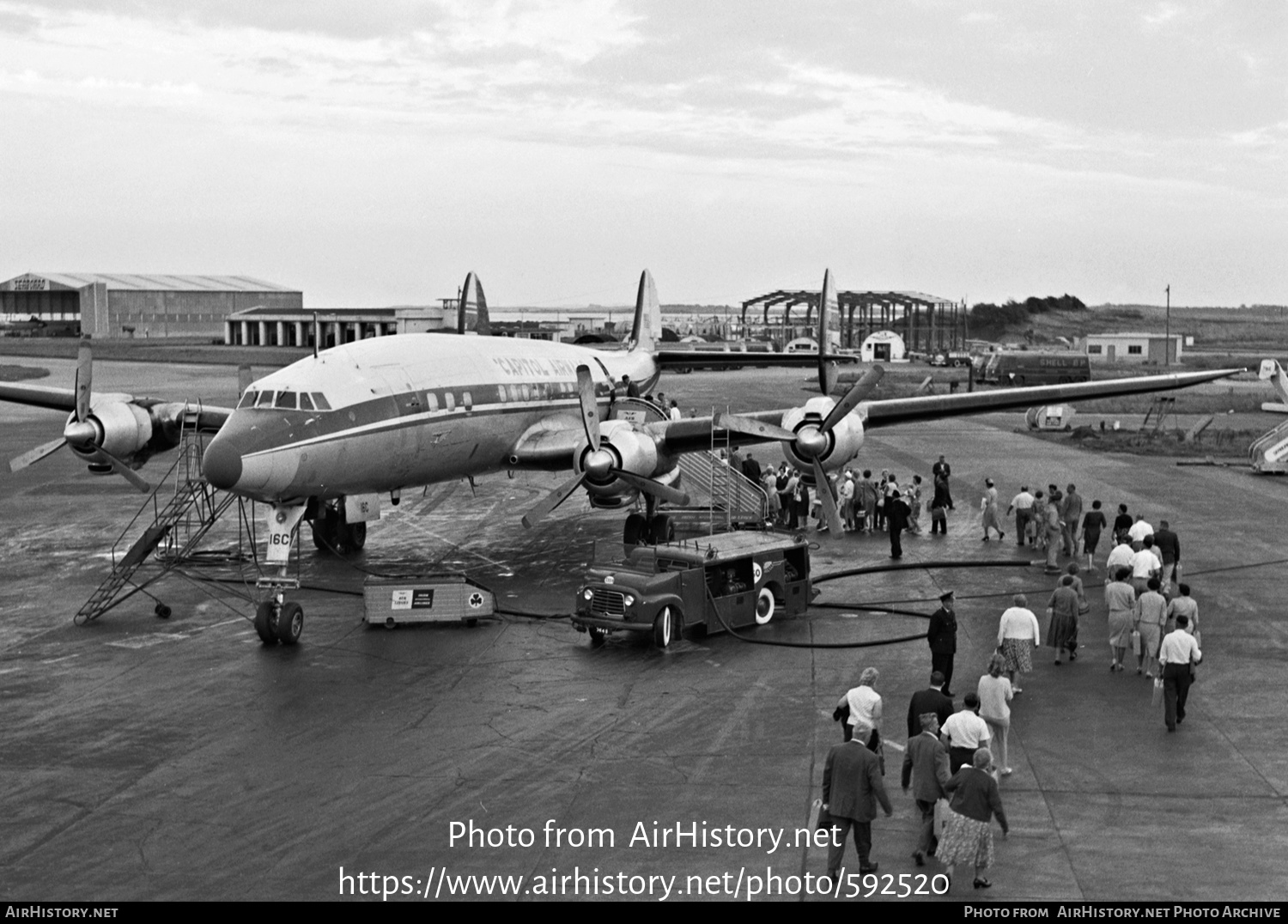 Aircraft Photo of N9716C | Lockheed L-1049E/01 Super Constellation | Capitol Airways | AirHistory.net #592520