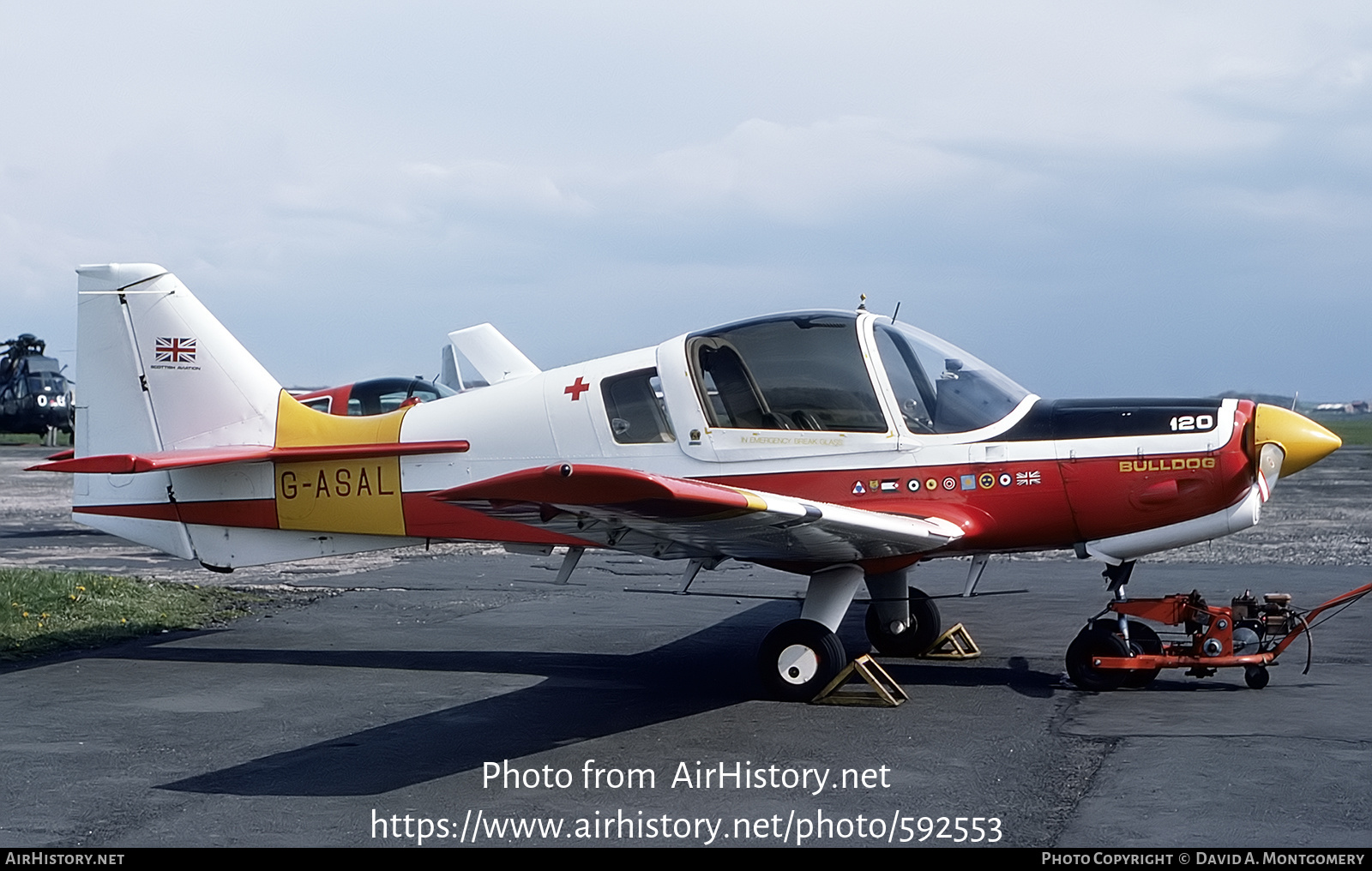 Aircraft Photo of G-ASAL | Scottish Aviation Bulldog 120/124 | Scottish Aviation | AirHistory.net #592553