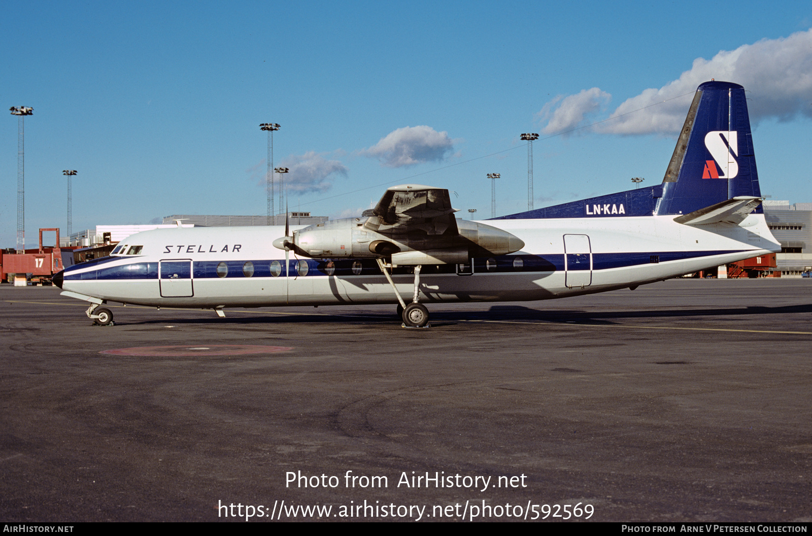 Aircraft Photo of LN-KAA | Fairchild Hiller FH-227B | Stellar Air Transport | AirHistory.net #592569