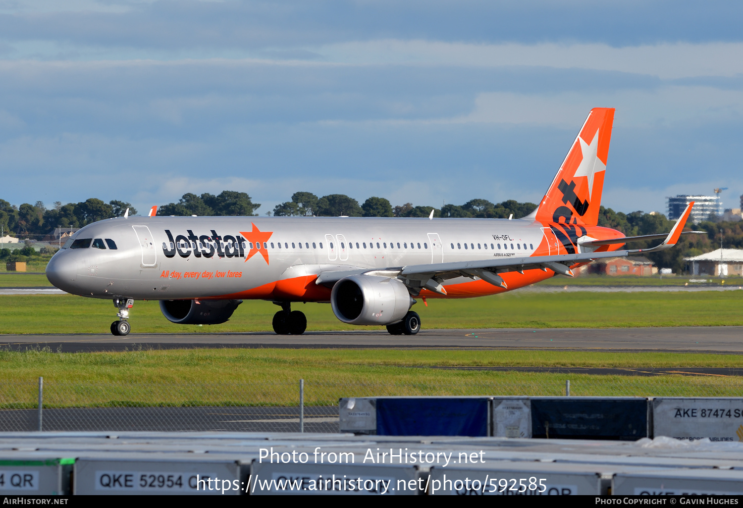 Aircraft Photo of VH-OFL | Airbus A321-251NX | Jetstar Airways | AirHistory.net #592585