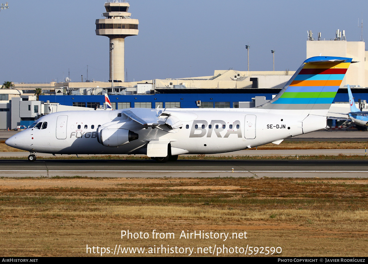 Aircraft Photo of SE-DJN | British Aerospace Avro 146-RJ85 | BRA - Braathens Regional Airlines | AirHistory.net #592590