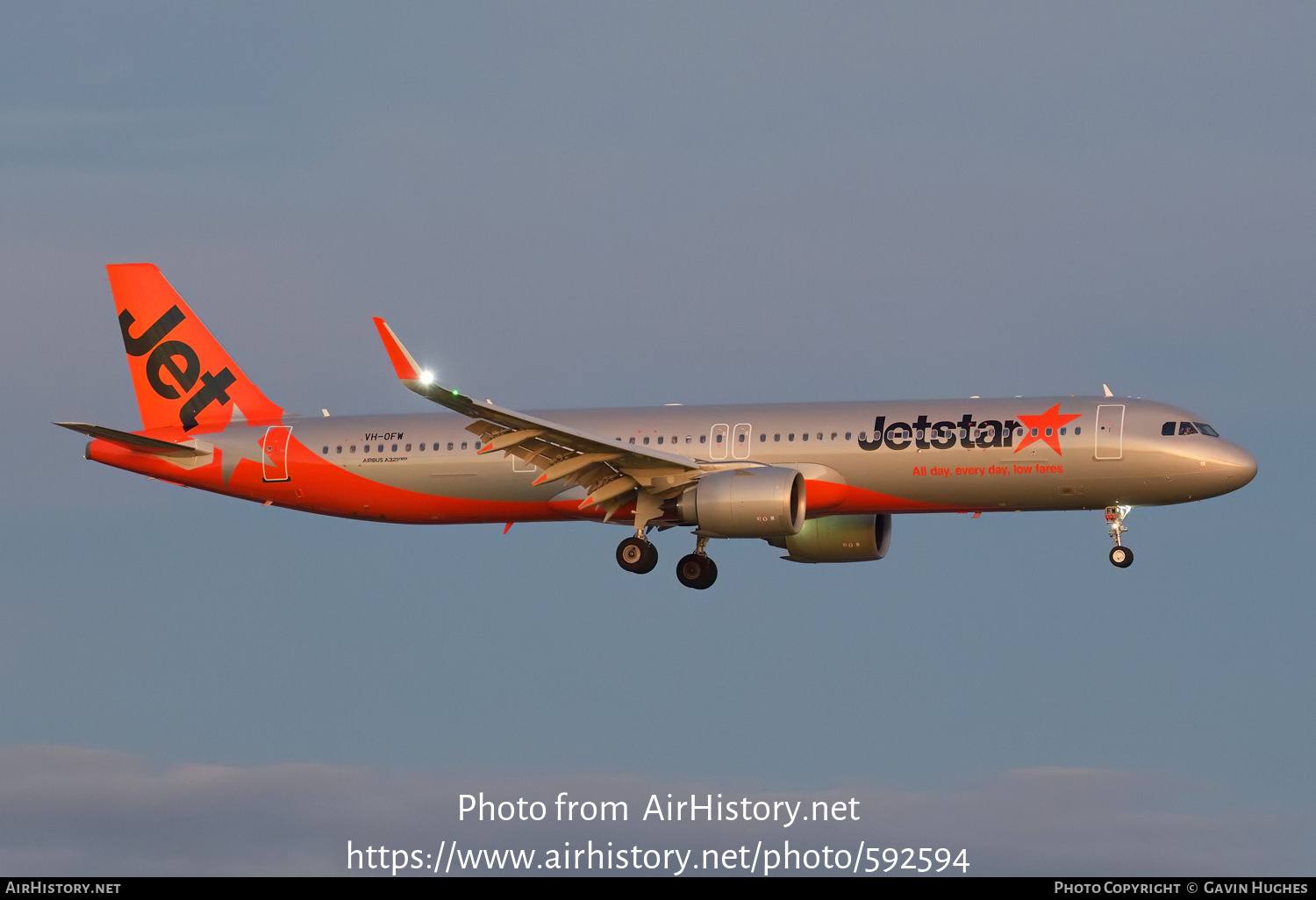 Aircraft Photo of VH-OFW | Airbus A321-251NX | Jetstar Airways | AirHistory.net #592594