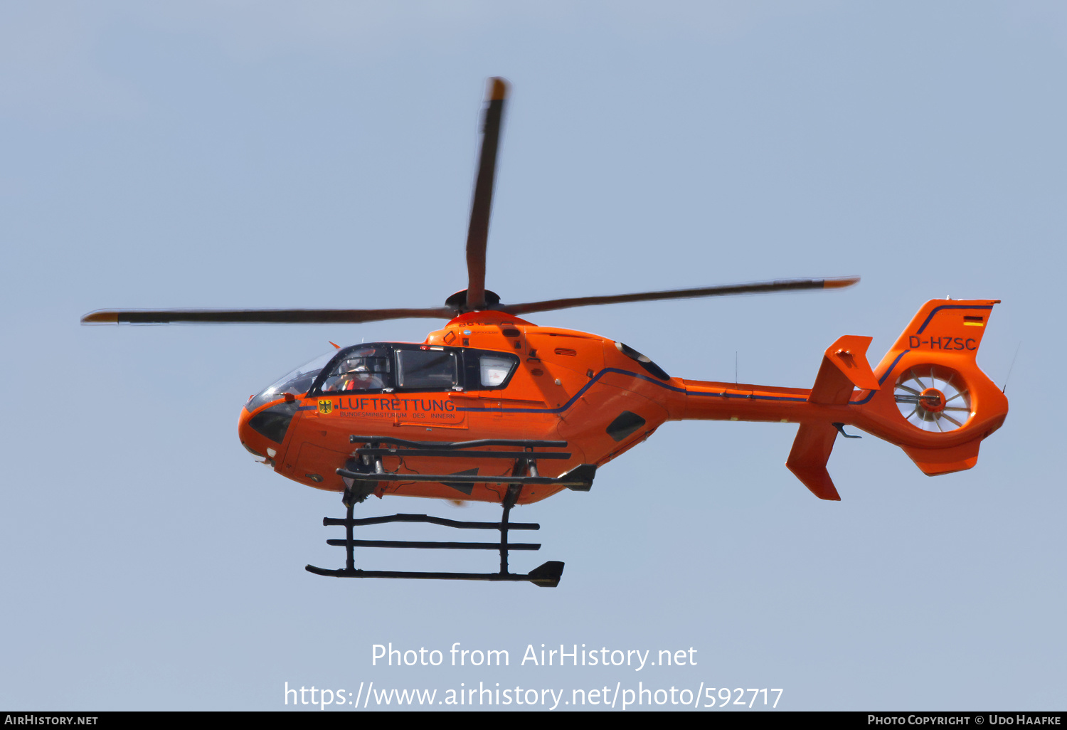 Aircraft Photo of D-HZSC | Eurocopter EC-135T-2+ | Luftrettung - Bundesministerium des Innern | AirHistory.net #592717