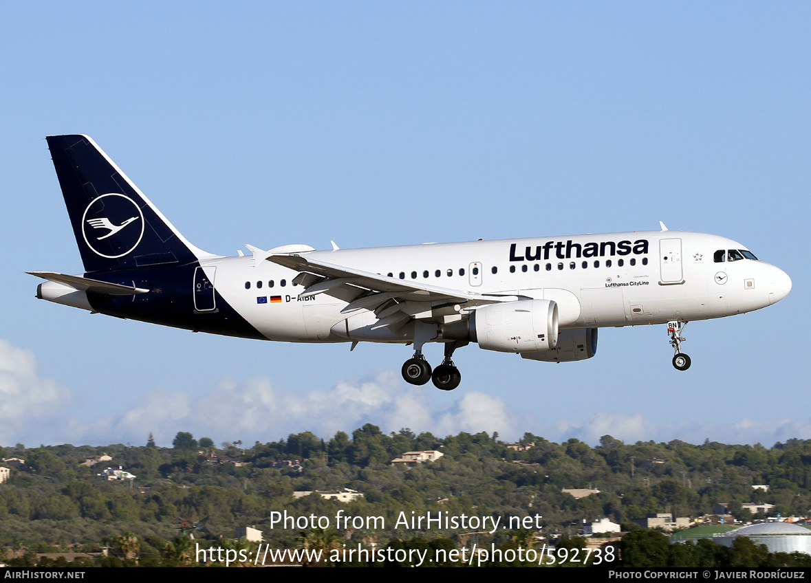 Aircraft Photo of D-AIBN | Airbus A319-112 | Lufthansa | AirHistory.net #592738