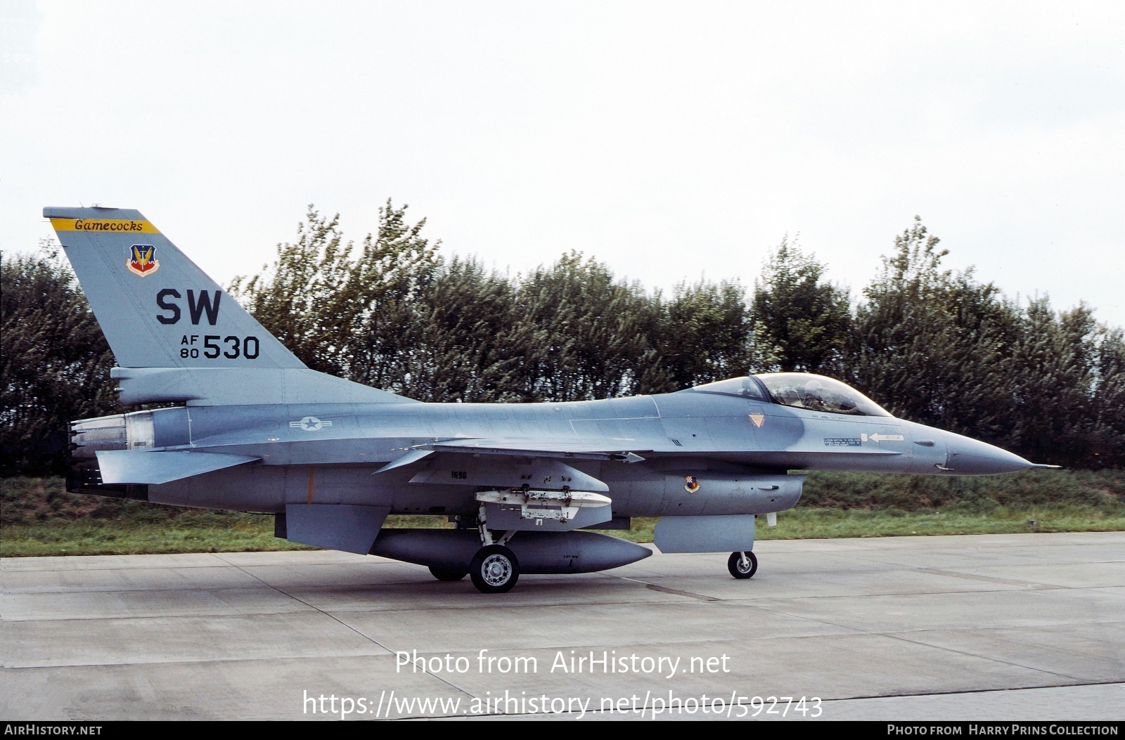 Aircraft Photo of 80-0530 / AF80530 | General Dynamics F-16A Fighting Falcon | USA - Air Force | AirHistory.net #592743